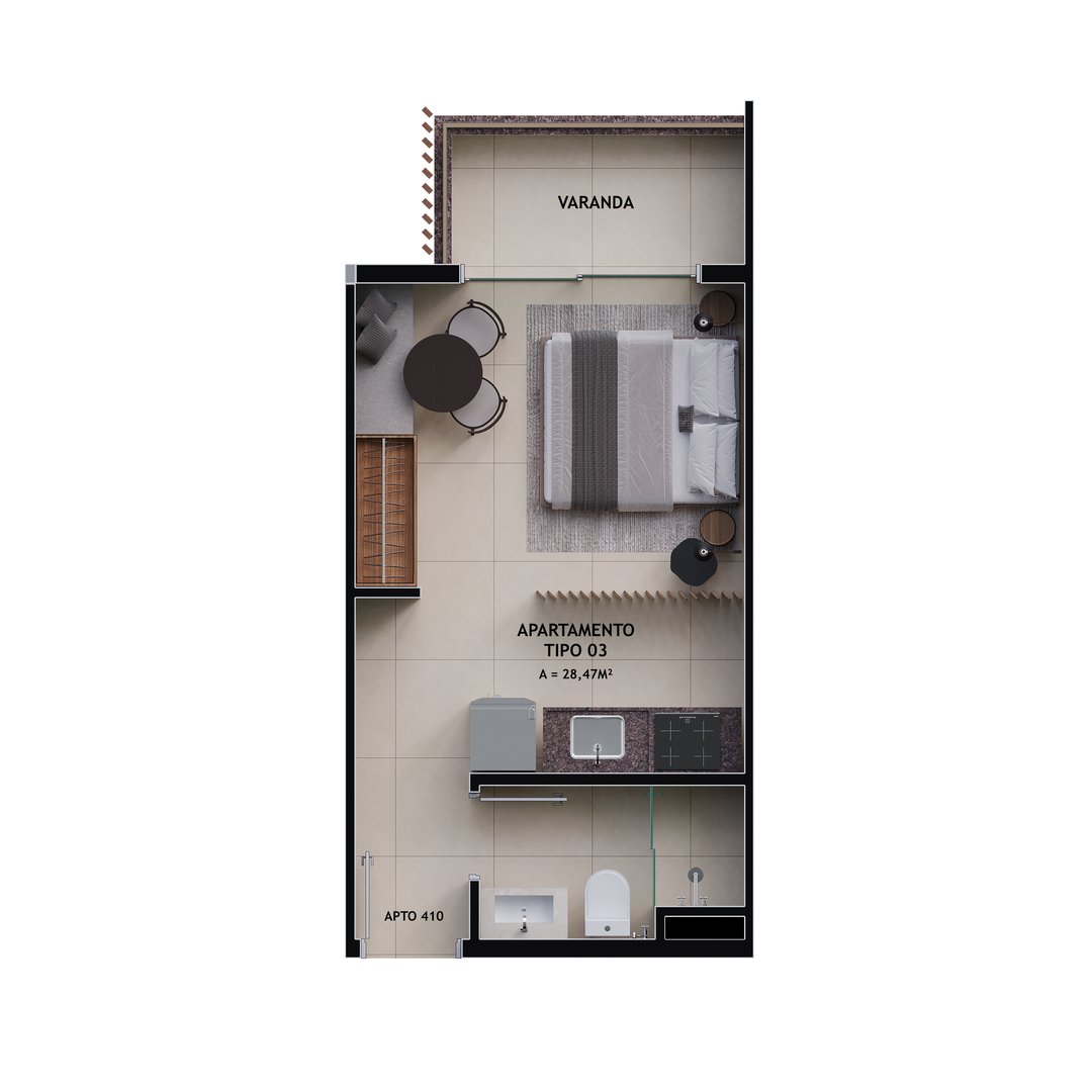 Planta Cadro Final 10 - 28m²