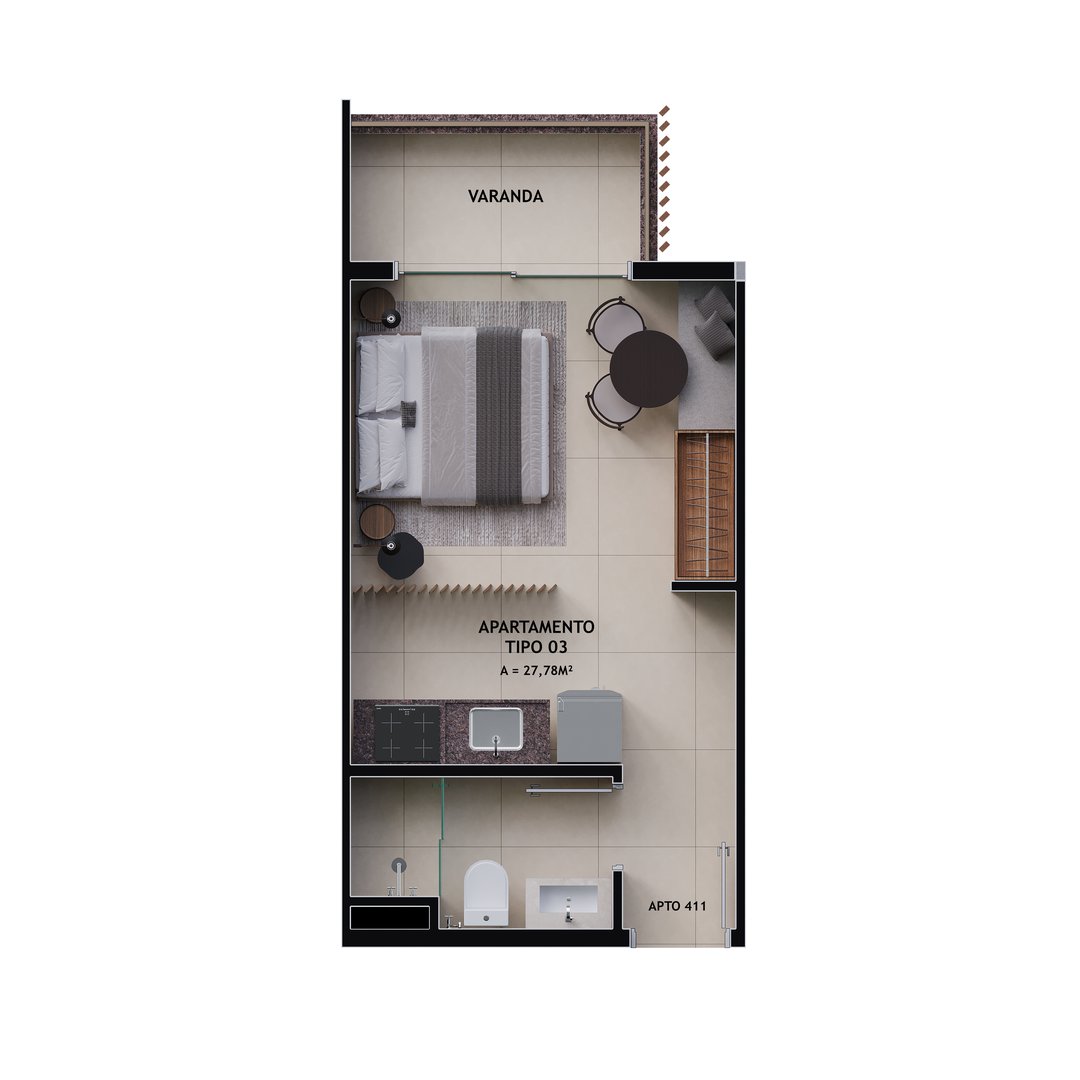 Planta Cadro Final 11 - 27m²