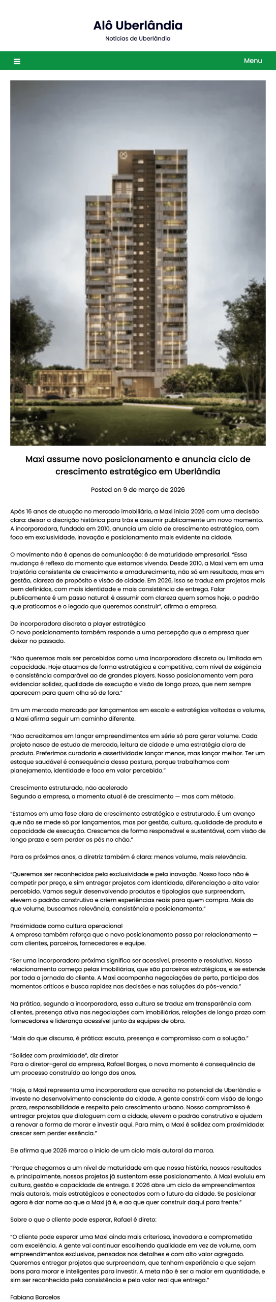 alô Uberlândia maxi